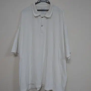 S.F.C. PILE POLO 화이트 파일 원단 피케 셔츠