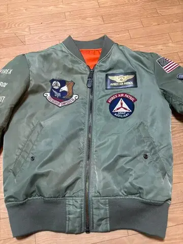 AVIREX USA MA-1 플라이트 자켓