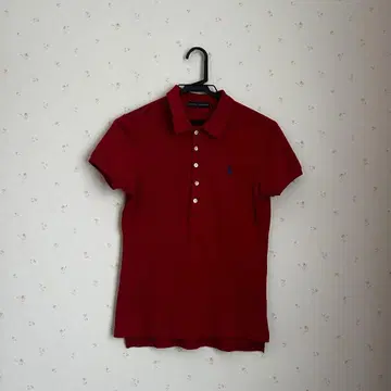 Ralph Lauren 레드 폴로 셔츠 L 사이즈