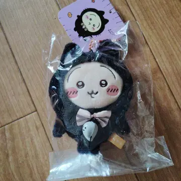 치이카와 검은 고양이 마스코트 토끼 봉제 인형