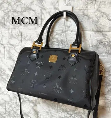 [ 새상품급 ] MCM 엠씨엠 보스턴 백 블랙