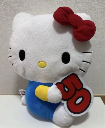 헬로키티 L 봉제 인형 50주년 버전