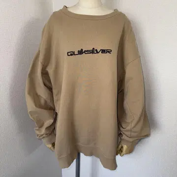 Quiksilver 베이지 오버사이즈 맨투맨
