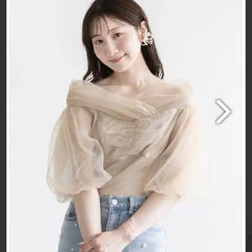 randa 오프숄더 상의