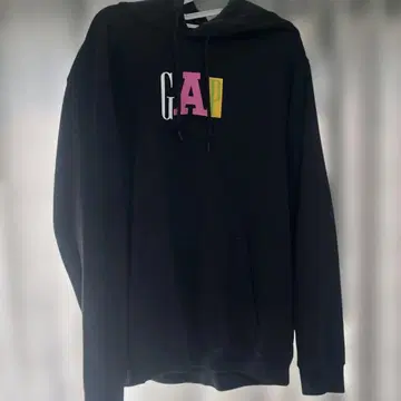 GAP 컬러풀 로고 후드티