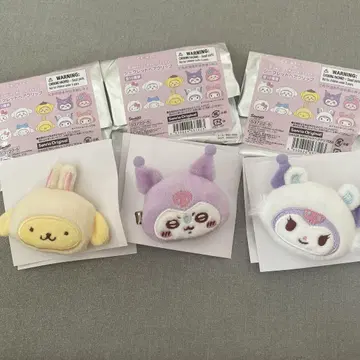 산리오 치이카와 콜라보 시크릿 헤어 클립 Sanrio