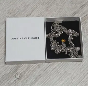 JUSTINE CLENQUET 실버 목걸이