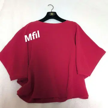 Mfil 5부 소매 튜닉 블라우스