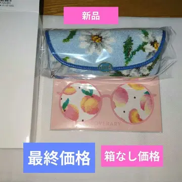 새상품 페일러 안경 케이스 화이트 마가렛 클리닝 크로스 피치