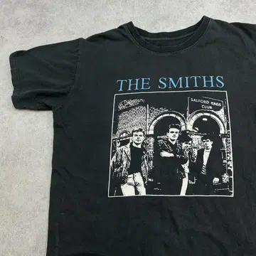THE SMITHS 더 스미스 락밴드 티셔츠 구제 의류 블랙 M