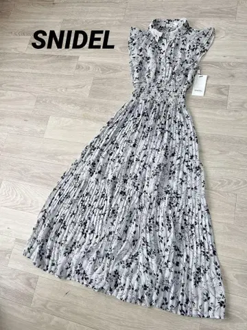 SNIDEL Sustainable 프릴 플리츠 원피스 0