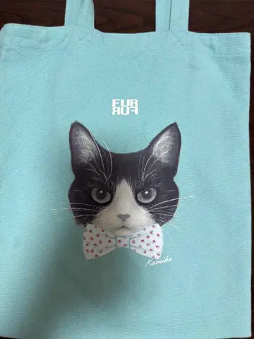 FURFUR 앙주르므 카미코쿠료 모에 콜라보 프린트 토트백