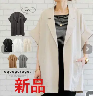 aquagarage 반팔 셔츠 자켓 새상품