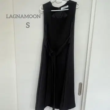 새상품급 LAGNAMOON 2way 웨스트 새시 원피스 S 블랙