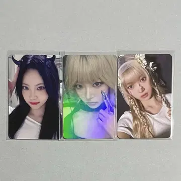LESSERAFIM CRAZY HOT 은채 럭키드로우 트레이딩 카드