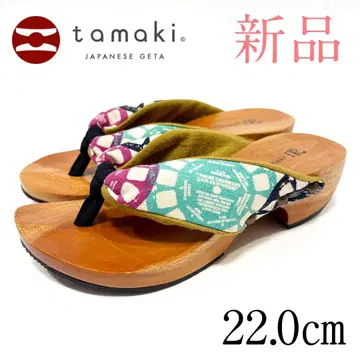 미사용 새상품 tamaki 환 타마키 코론 일본 나막신 22.0cm