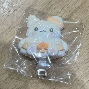 산리오 시크릿 앞머리 클립 하나마루 오바케