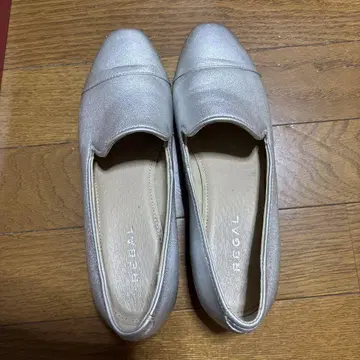 REGAL 캐주얼 슬립온 슈즈 실버