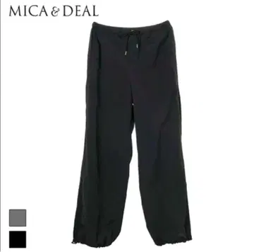 택 달린 새 상품 MICA&DEAL 파라슈트 팬츠 블랙 프리 사이즈