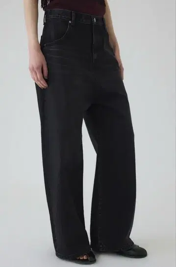 RIM.ARK Middle straight black denim 36