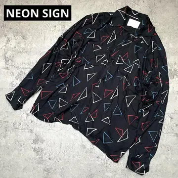 NEON SIGN 네온사인 BREAKER SHIRT 올 패턴 셔츠