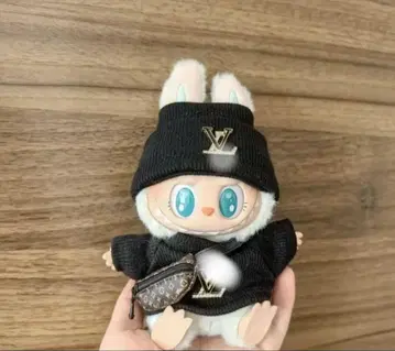 labubu 러브부 봉제 인형 옷 니트 3세트 블랙