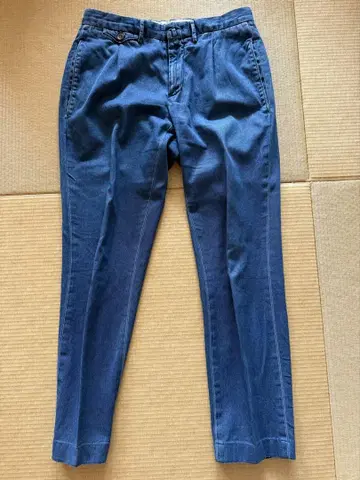 44 INCOTEX 라이트 블루 데님 스트레이트 팬츠 313XO