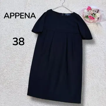 [아페나 APPENA] 일본제 블랙 포멀 관혼상제 반팔 원피스 38