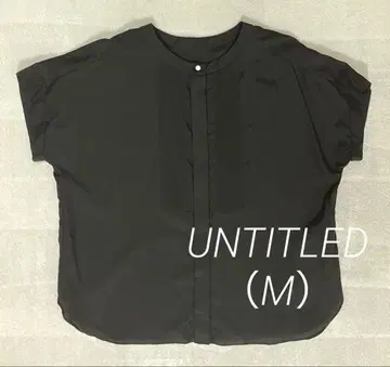 [미사용 택 포함] UNTITLED 펄 조  T 블라우스 M 사이즈