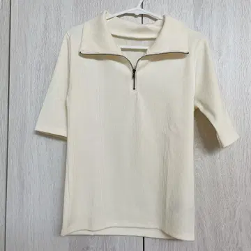 MURUA 하프 지퍼 골지 상의