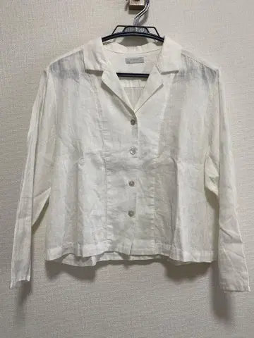fog linen work 린넨 긴팔 셔츠 화이트