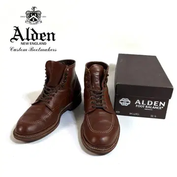 [새상품급] ALDEN 405 구형 로고 인디 부츠 11 D USA 제작
