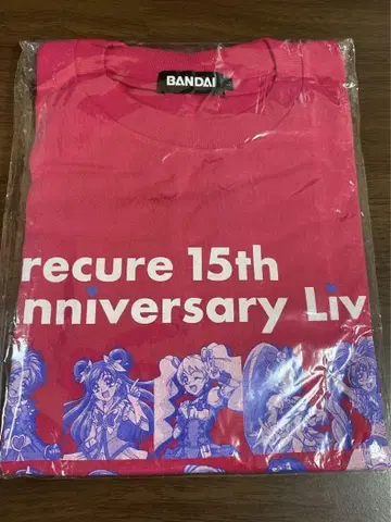 프리큐어 15주년 Anniversary 라이브 T셔츠 L 사이즈