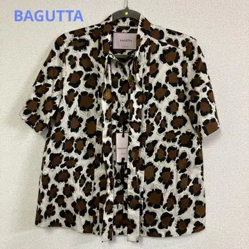 BAGUTTA 애니멀 프린트 반팔 셔츠