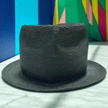 CA4LA 스트로 햇 중절 그린 KN01310 새상품급