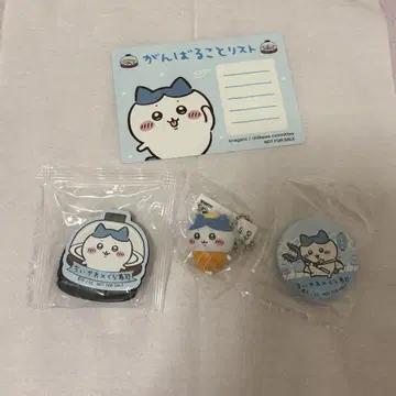 치이카와 쿠라스시 하치와레 피규어 카드 마그넷 4점