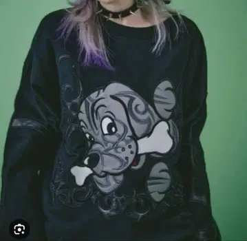 GALFY 부족 롱T 블랙