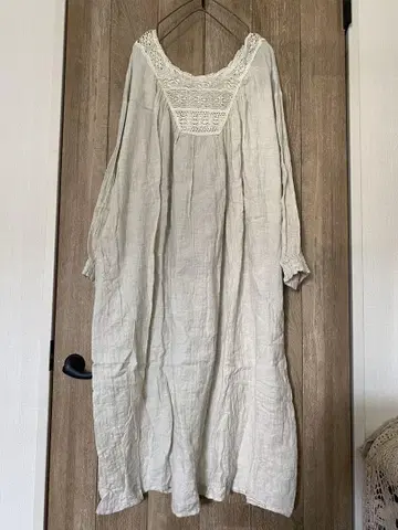 USED 사만사 모스모스 가슴 레이스 퐁당 원피스