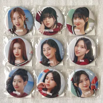 TWICE 캔뱃지 컴플리트 세트