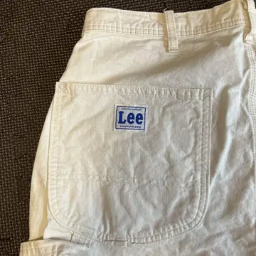 Lee 화이트 카고 팬츠