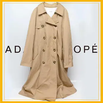 ADAM ET ROPE' 트렌치코트 더블 브레스트 베이지 F AER