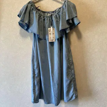 택 포함 새상품 ZARA 자라 프릴 튜닉, 원피스