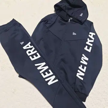 [레어] 뉴에라 후드티 셋업 빅로고 저지 NEW ERA