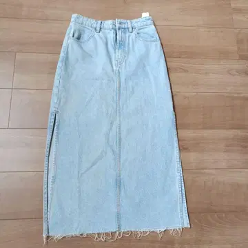 ZARA 사이드 슬릿 데님 스커트