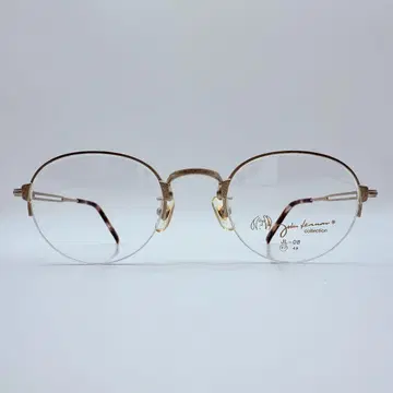 빈티지 JOHN LENNON 안경 프레임 하프림 사바에 일본제