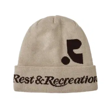 Rest & Recreation 니트 모자 베이지