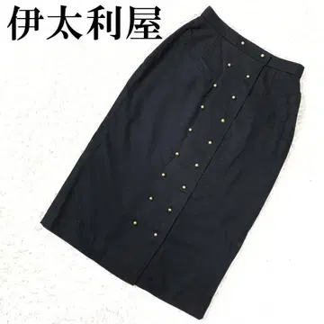 이타리야 롱 타이트 스커트 블랙 9A2 B9007