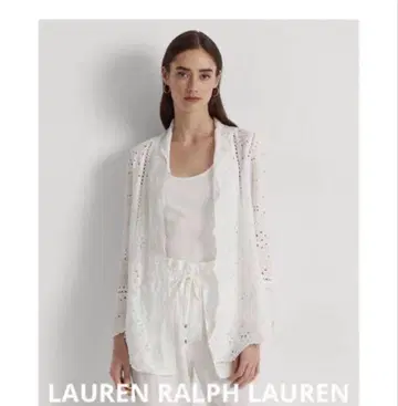 RALPH LAUREN 랄프 로렌 아일렛 가디건