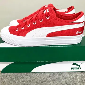 새상품 PUMA 푸마 여성용 캔버스 스니커즈 로우컷 23