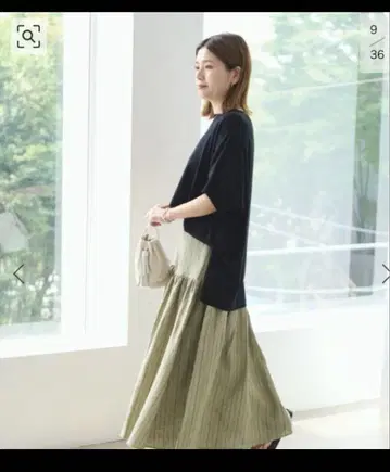 JOURNALSTANDARD 린넨 개더 스커트